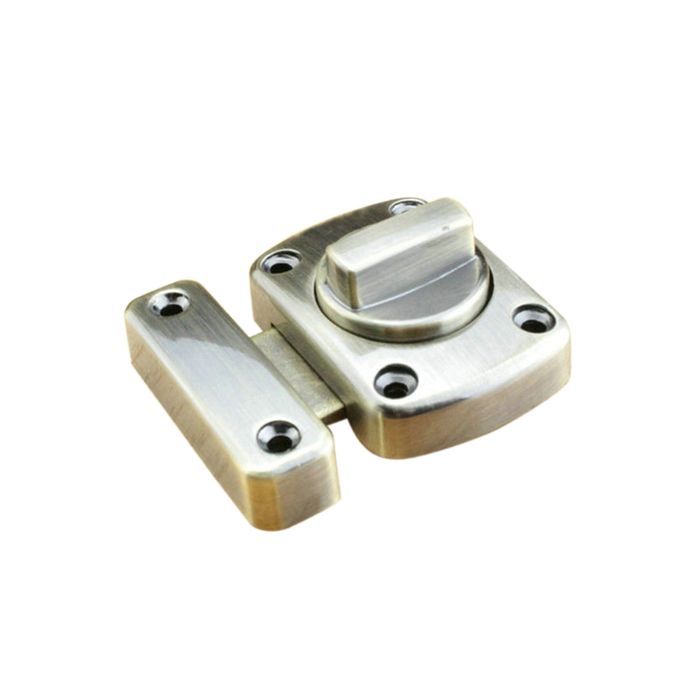 BATHROOM TOILET DOOR LOCK Cabinet Turn Bolt Privacy Bronze Size S