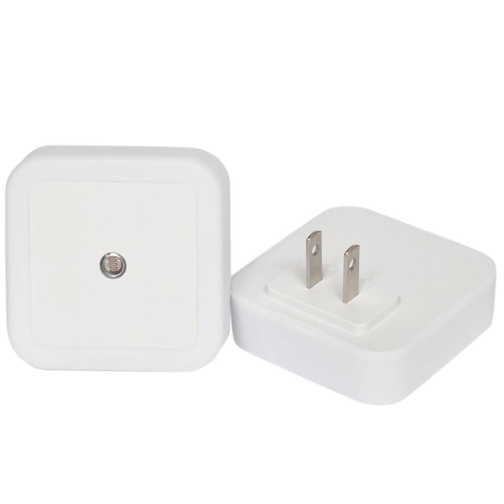 8PCS Plug-in LEDs Night Light with Auto Dusk to Dawn Sensors Lighting Control Nightlight for Bedroom Stairs Kitchen Hallway