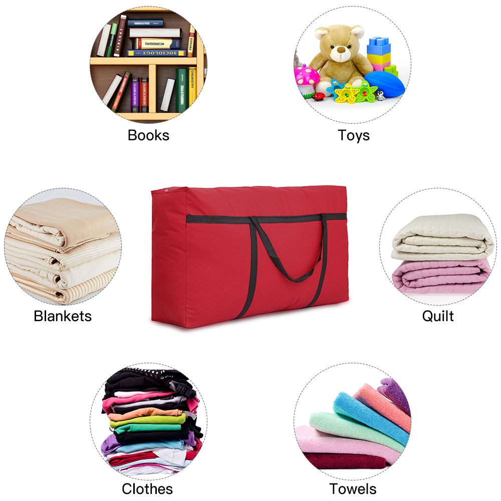 Extra Large Moving Bag With Zippers   Carrying Handles Heavy