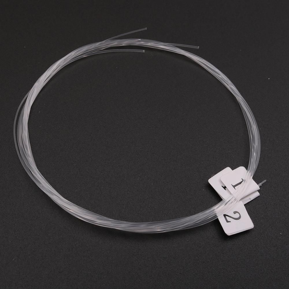 4pcs Ukelele Ukulele Uke String Carbon Fiber Material Transparent