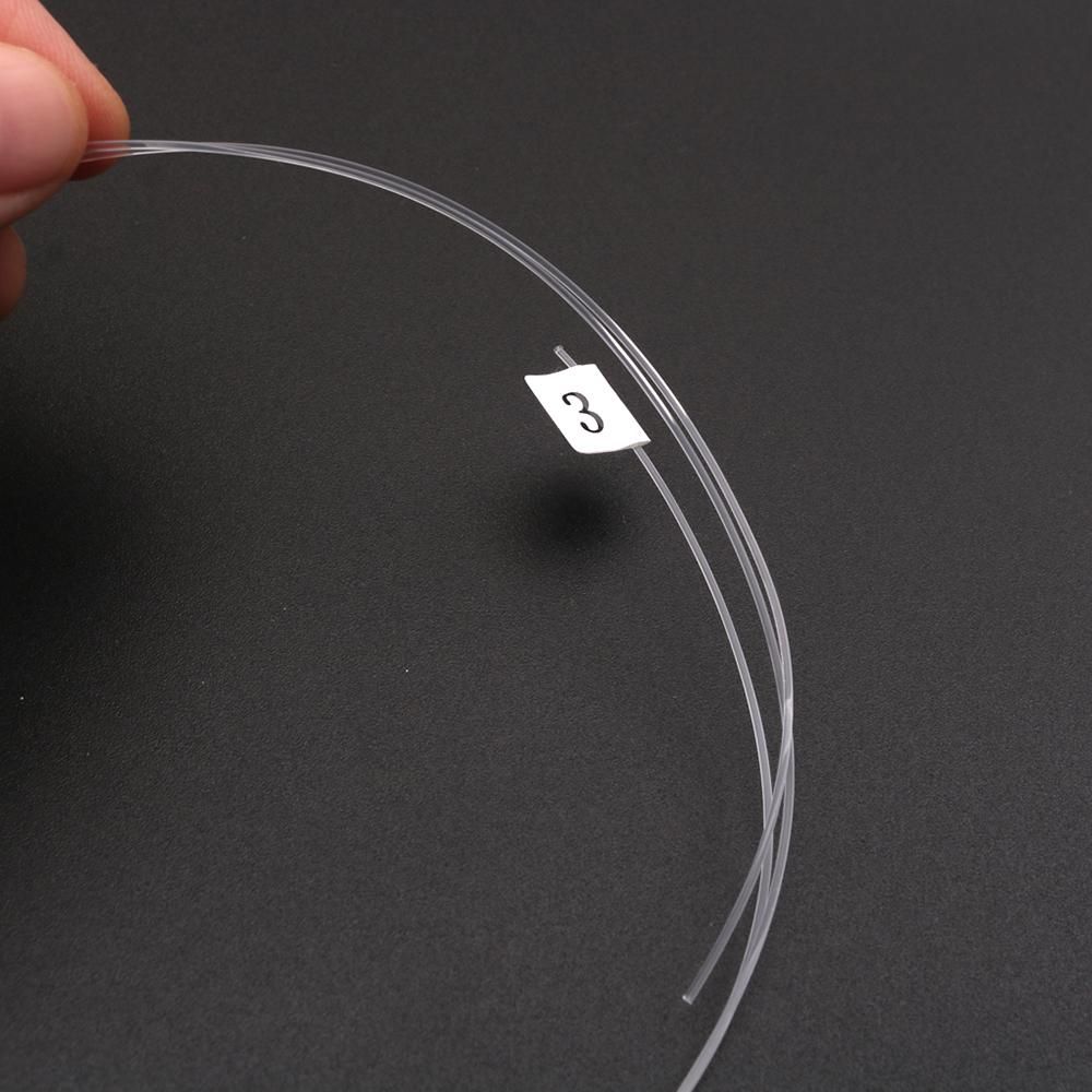 4pcs Ukelele Ukulele Uke String Carbon Fiber Material Transparent