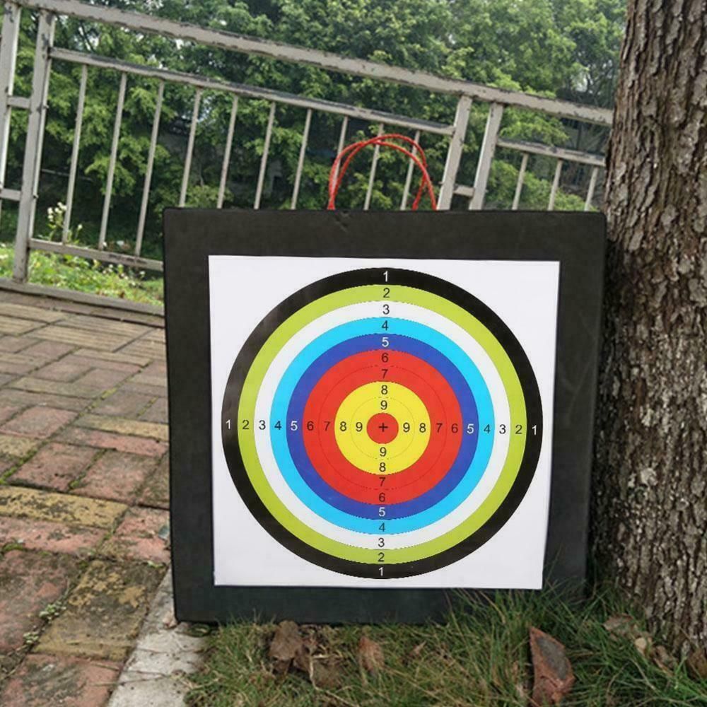 12 Pieces Recurve Bow Target Paper Hunting Practicing Adhesive Target