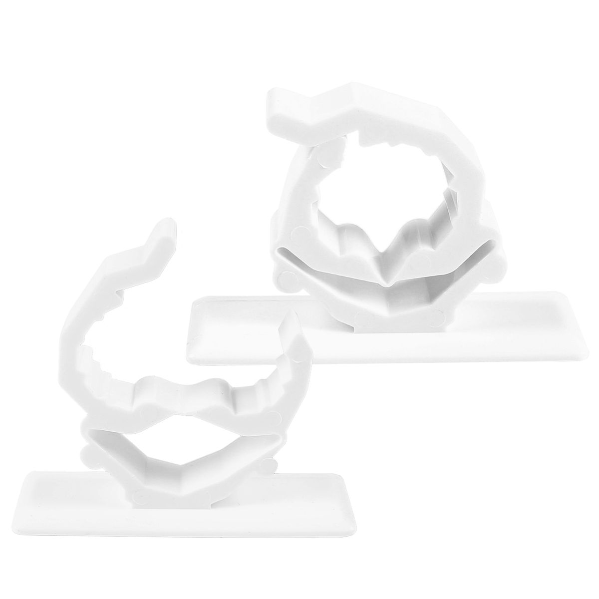 2pcs Wall Mounted Fishing Rod Holder Storage Clips Clamps
