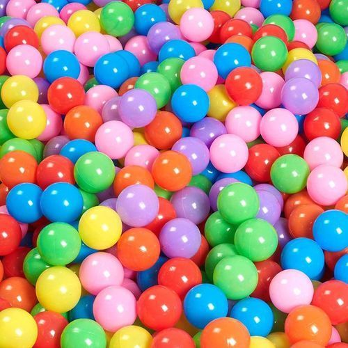Plastic Pit Balls - 50pcs Safe Eco-friendly Children