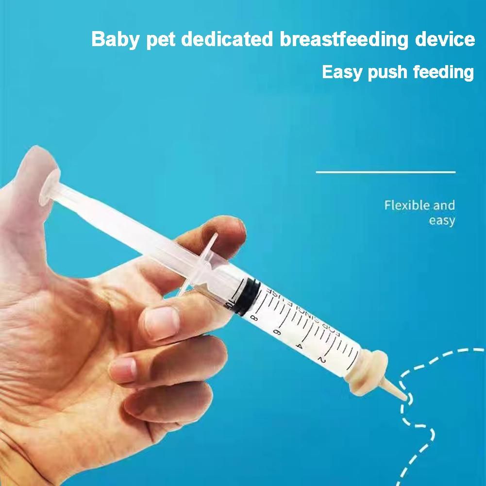 Milk Nipples Syringes For Pet Professional Nursing Silicone