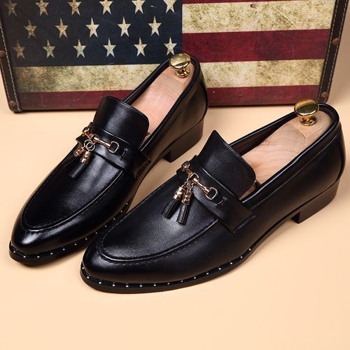 Leather Men Formal Shoes Loafers Slip-On High Quality Fashion Men Leather Shoes
