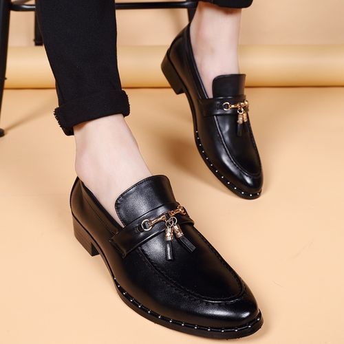 Leather Men Formal Shoes Loafers Slip-On High Quality Fashion Men Leather Shoes