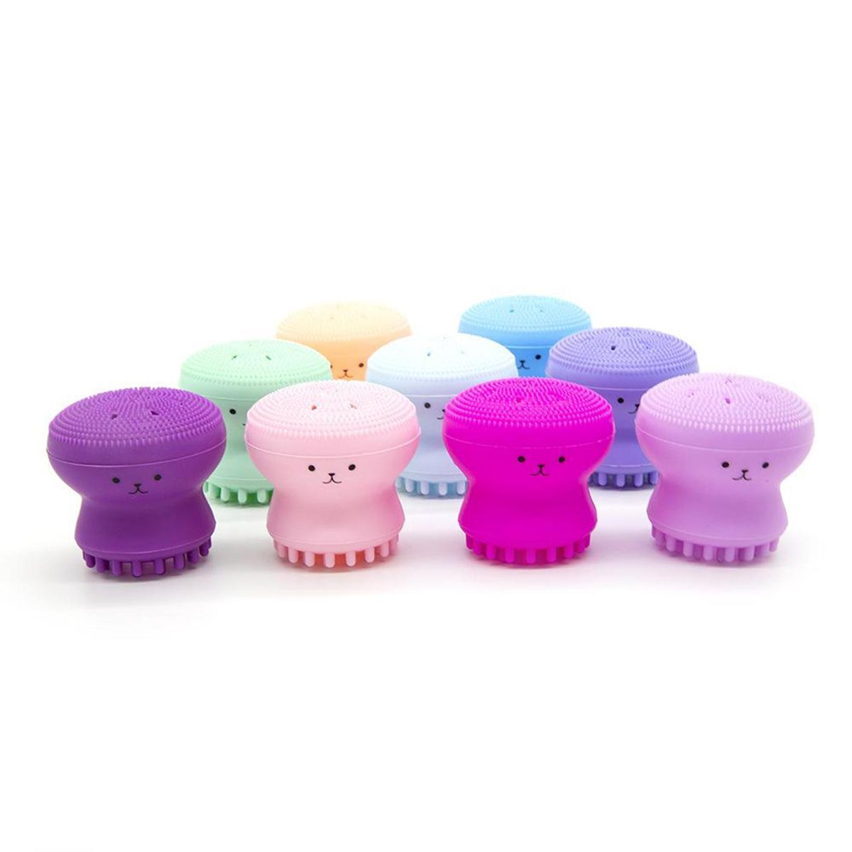 Silicone Face Brush For Scrubber  Skin Washing Deep Blue