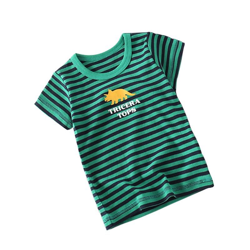 Summer Thread Children's Clothing Boys And Girls Baby Half Sleeve Pure Cotton Short Sleeve