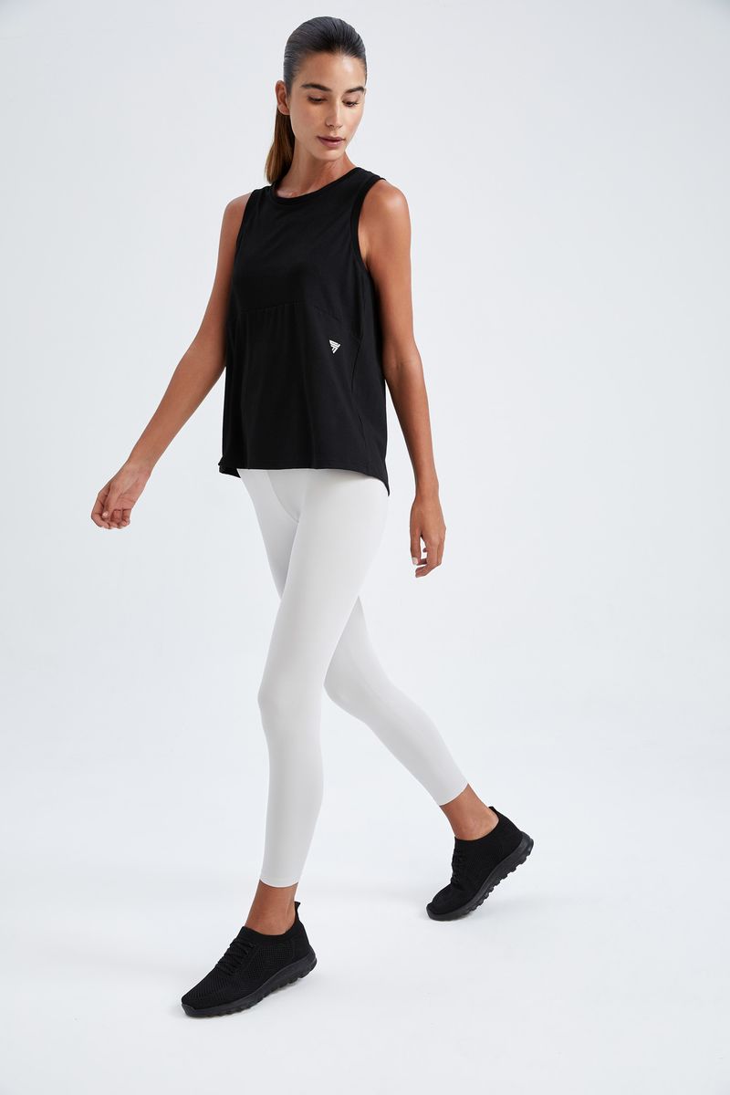 Woman Legging Fit Knitted Leggings-Grey