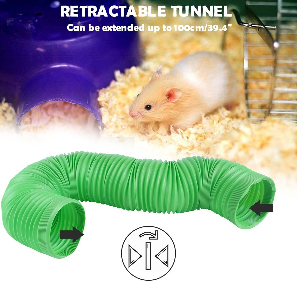 11PCs Hamster Chew Toys Set Natural Wooden Molar Toys Blocks
