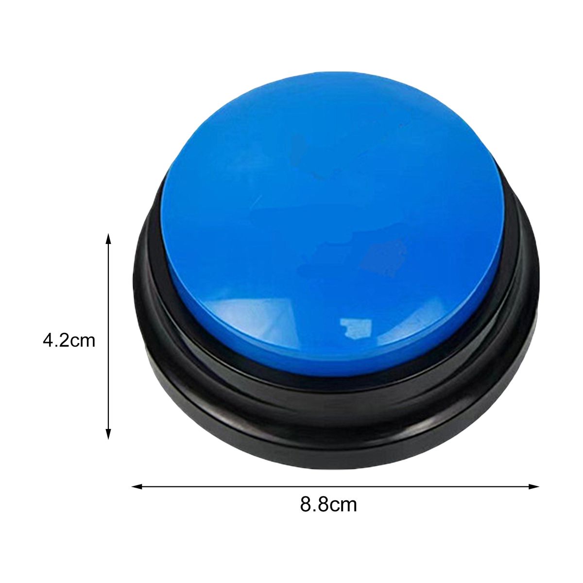 Pet Training Buzzer Personal Talking Sound Button Dark Blue