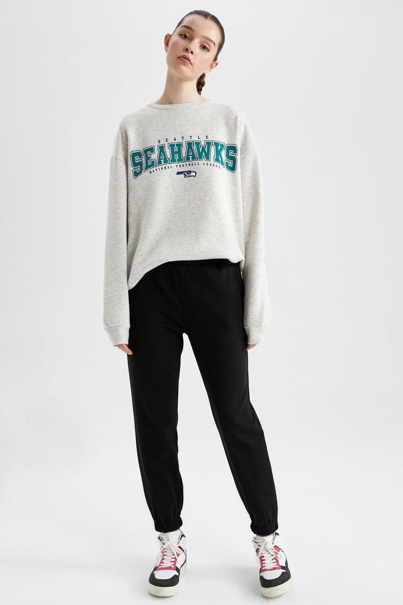 Woman - Standart Fit Trousers-Black