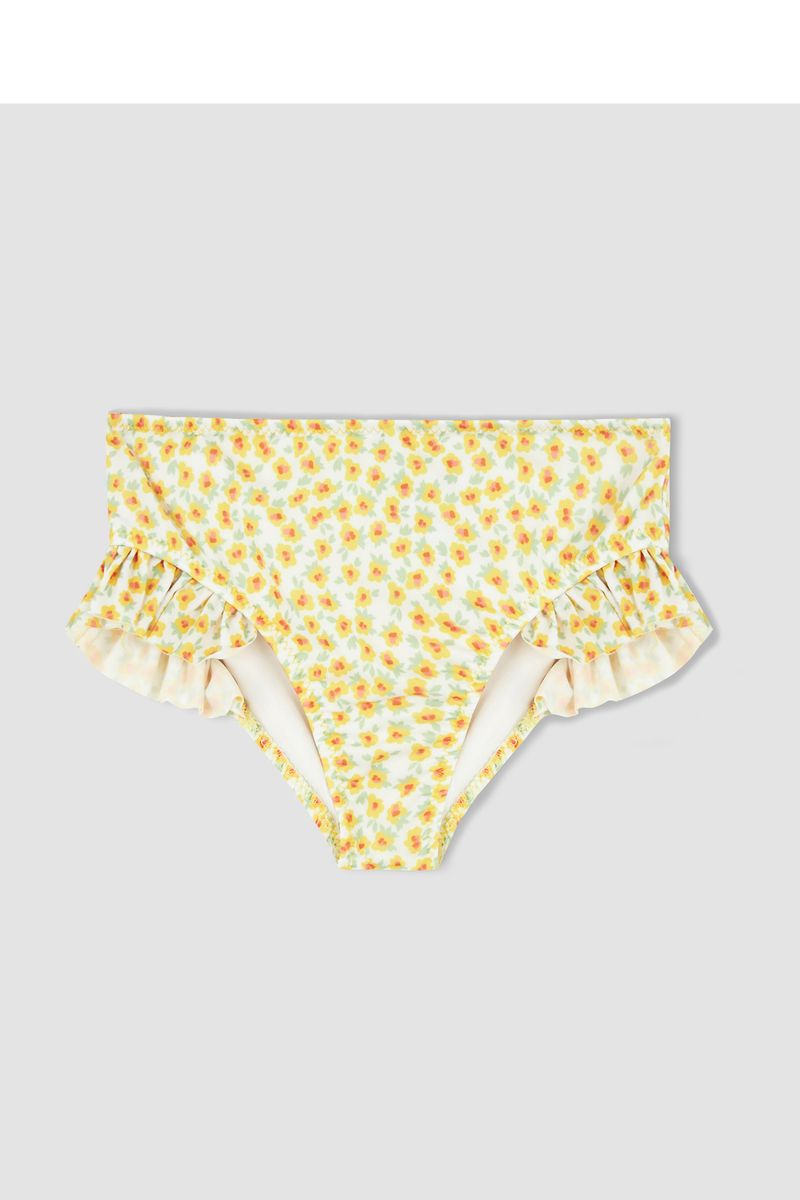 Girl Swimwear Regular Fit Woven Bikini -Multicolor