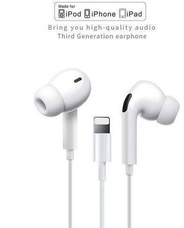 Lightning Earpods In Ear Earphones Headphone With Microphone For Iphone 7 To The Iphone 13pro Max