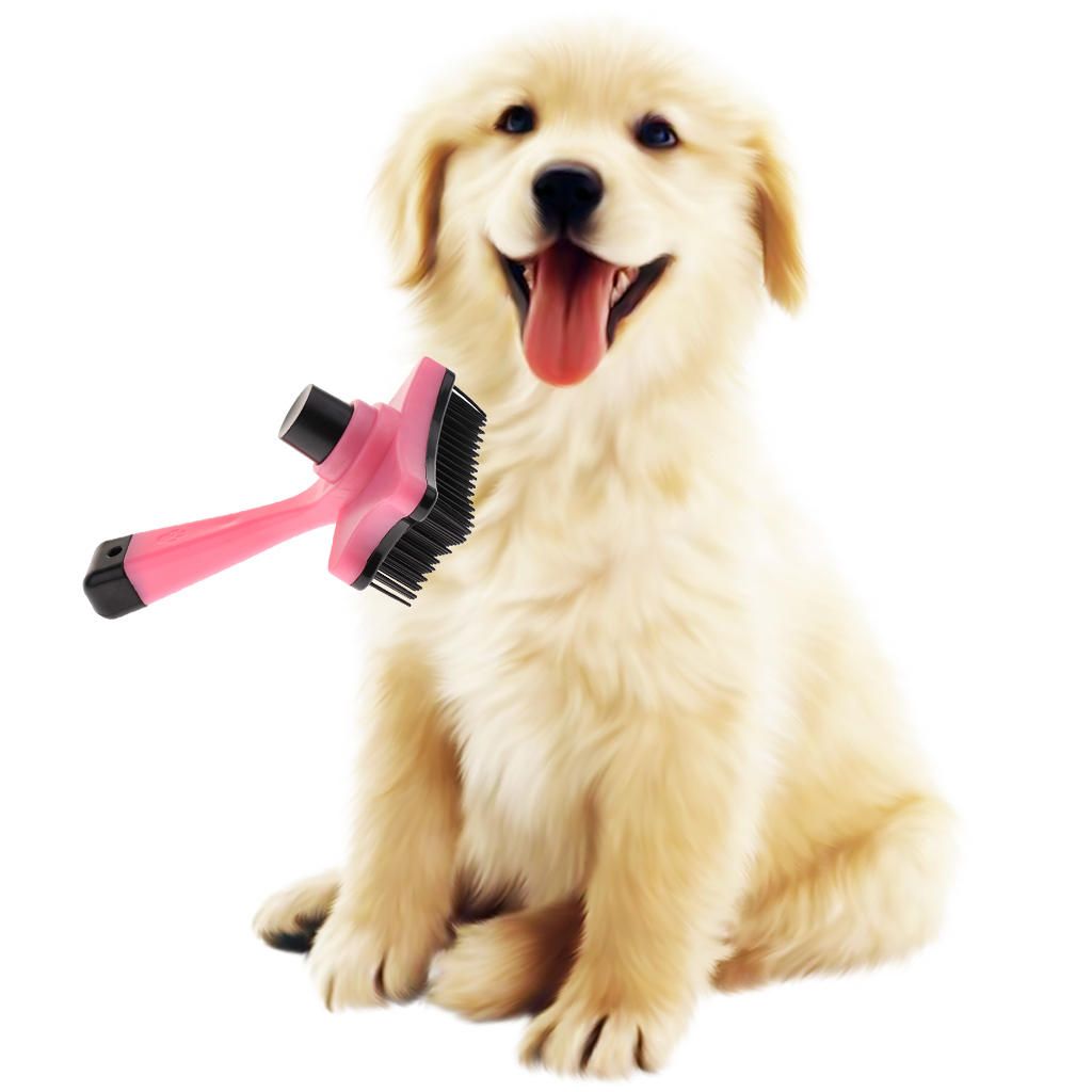 1Pc Pet Hair Brush Handheld Slicker Comb Dog Cat Rabbit