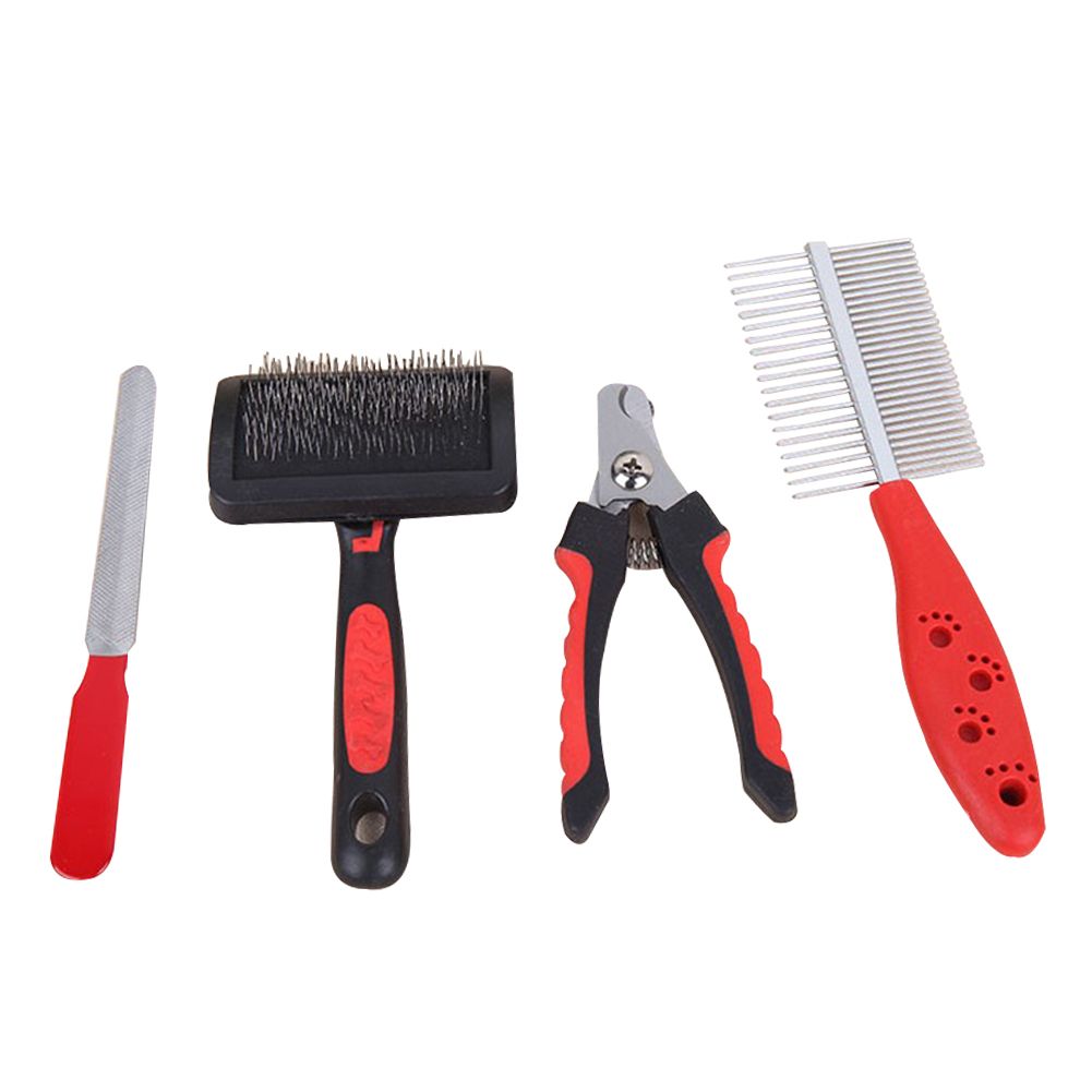 4pcs Professional Pet Dog Nail Clipper Cutter Stainless