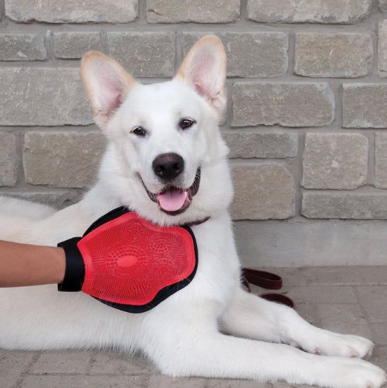 Pet Bath, Grooming And Combing Gloves Suitable For All Pets
