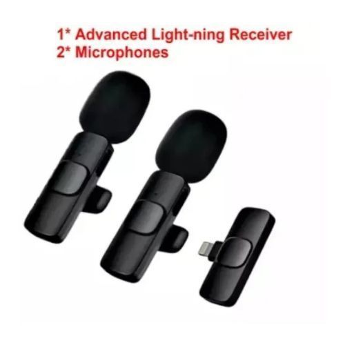 Dual Microphone Lightening Wireless Connector For IPhone