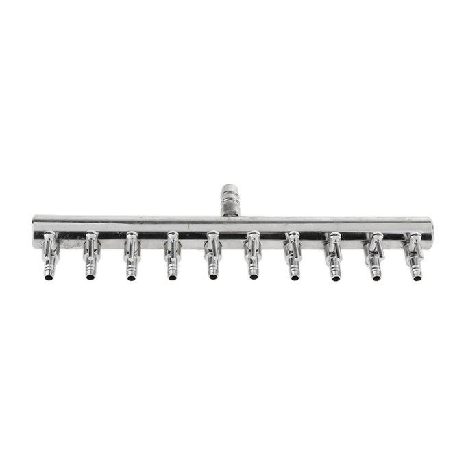 Aquarium   Tank Air Pump Flow Tube Pipe Line Stainless Steel Control