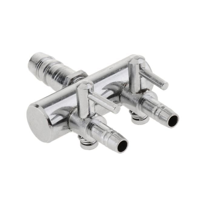 Aquarium   Tank Air Pump Flow Tube Pipe Line Stainless Steel Control