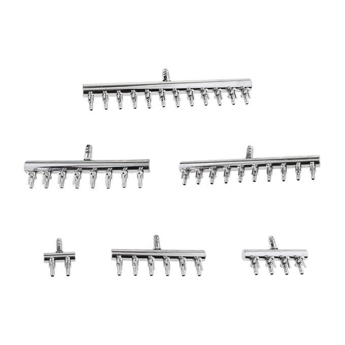 Aquarium   Tank Air Pump Flow Tube Pipe Line Stainless Steel Control