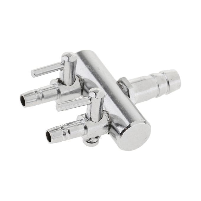 Aquarium   Tank Air Pump Flow Tube Pipe Line Stainless Steel Control