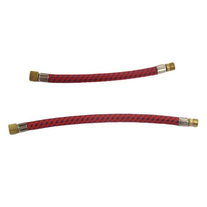2x16cm Rubber Pump Extension Hose High Pressure Extend Tube For