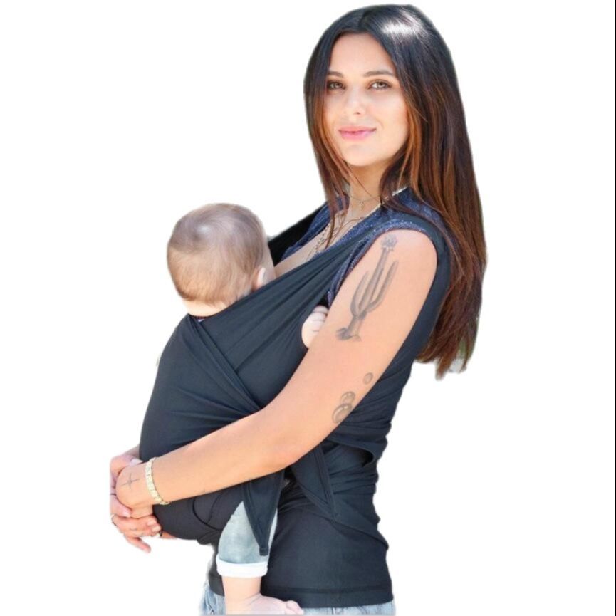 Pregnant Woman  Two Tees Baby Safety Kangaroo Pocket Carrier Cotton Clothes