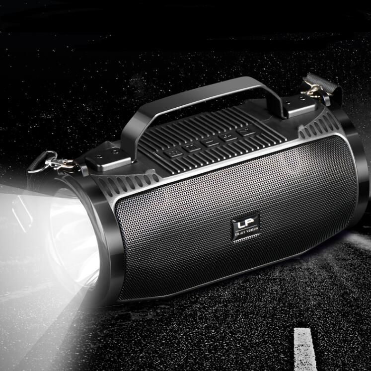 Portable Wireless Bluetooth Speaker Flash Lights Lamp And Solar