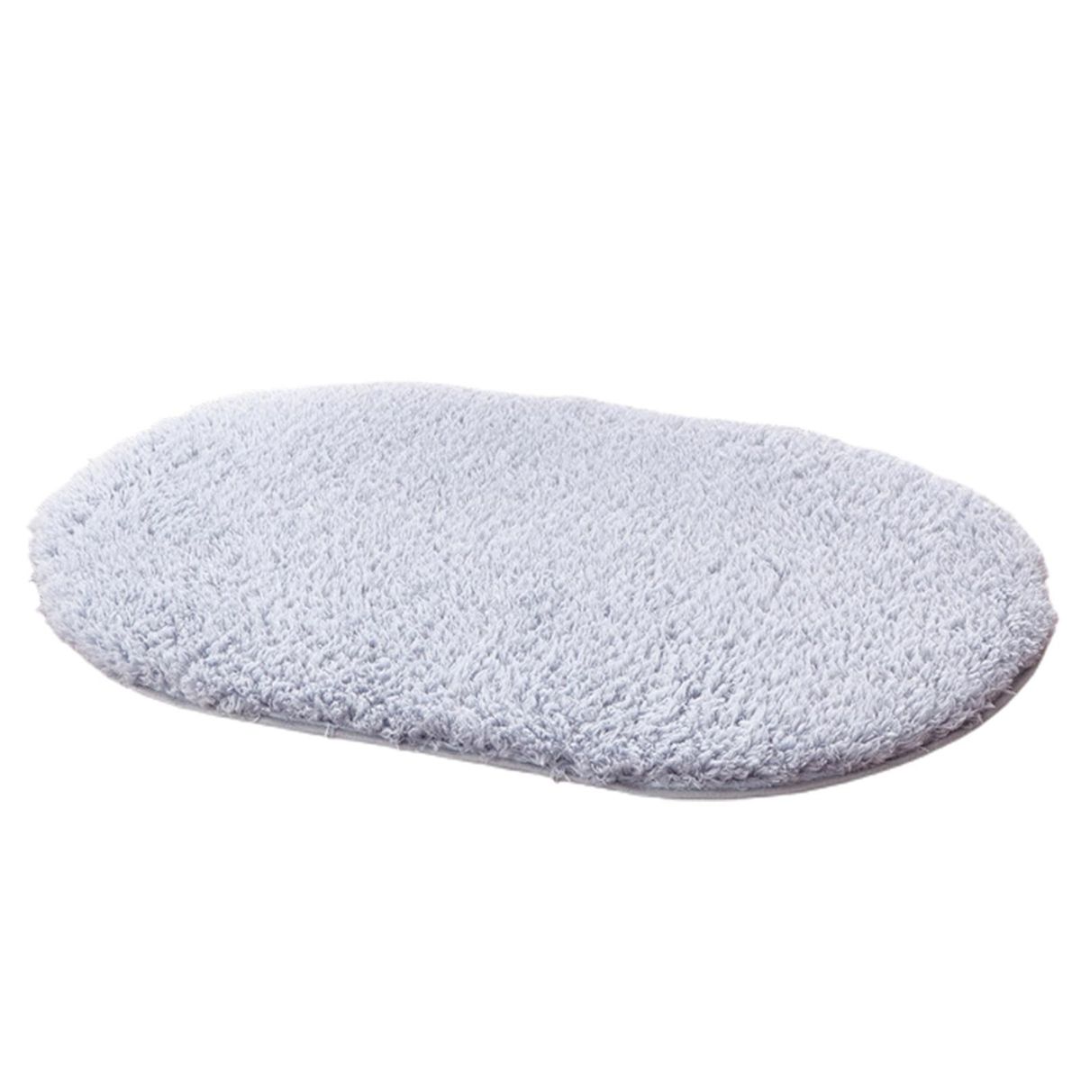 Door Mat Anti-Skid Absorbent Bathroom Floor Mat Carpet Light Blue