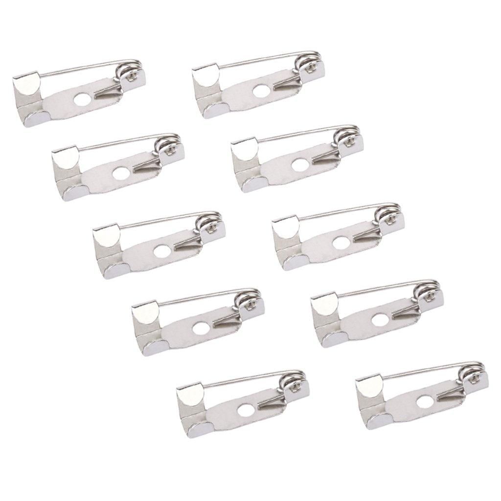 50Pcs Pins Lapel Pins Safety Pin 15Mm for DIY Brooch Pins  Badges or Any Other Craft Projects