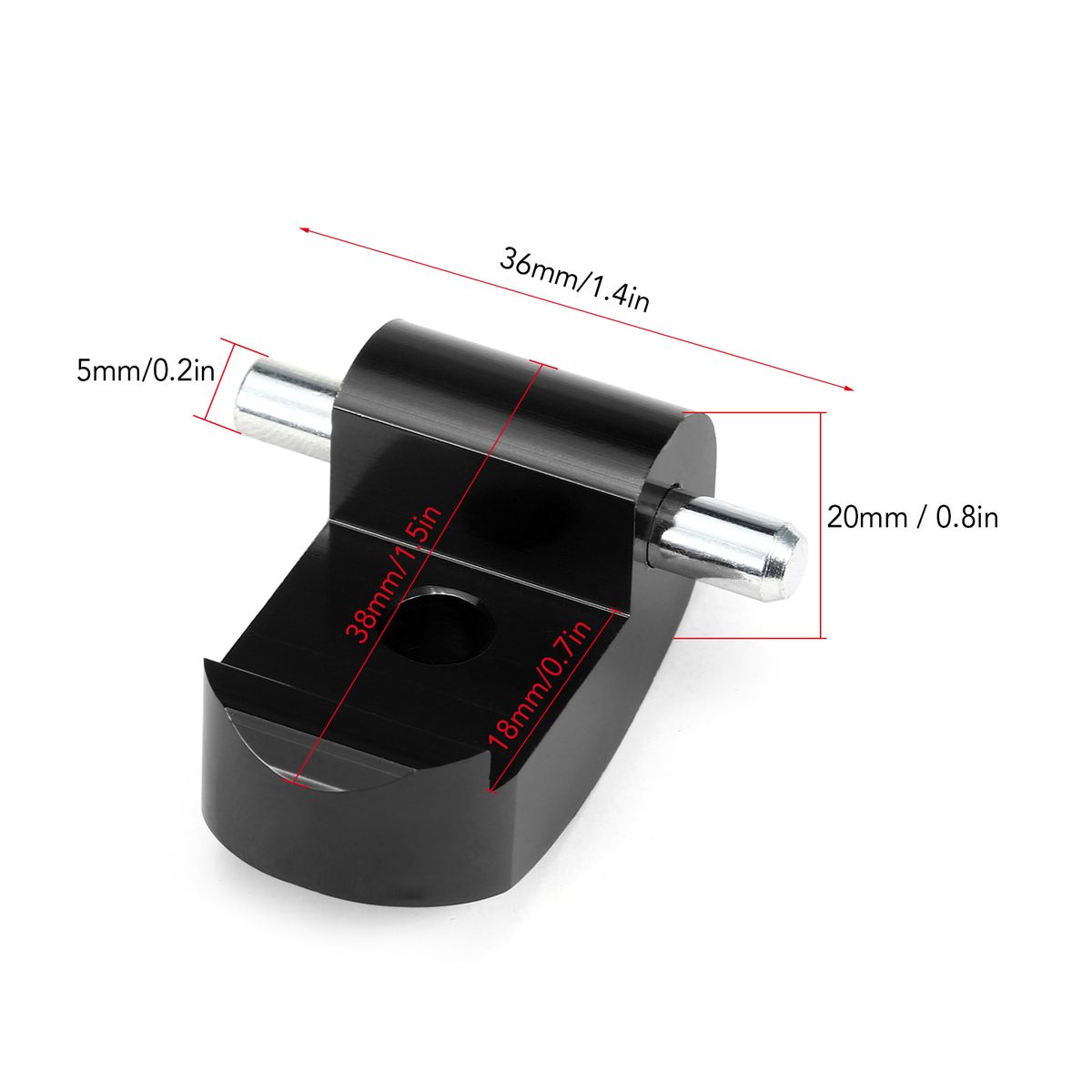 Upgraded Folding Hook Aluminum Alloy Lock Buckle Front