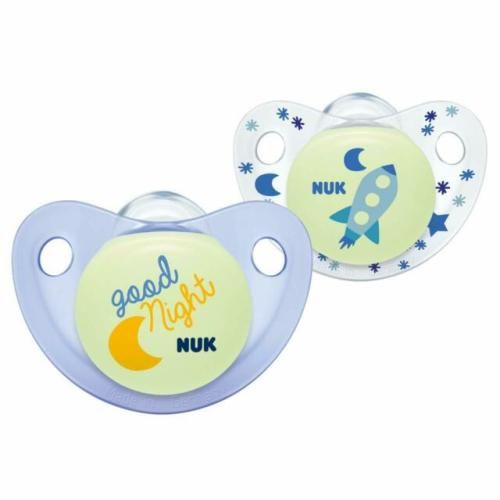 Night & Day Soother Blue 6-18m 2Pk