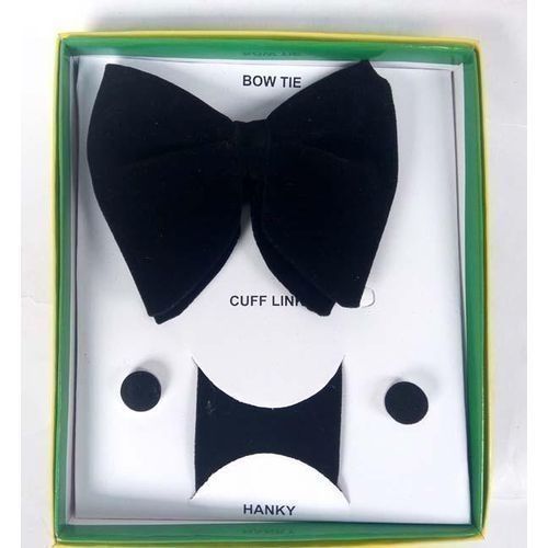 Men's Exclusive Quality Adjustable Bowtie - Black