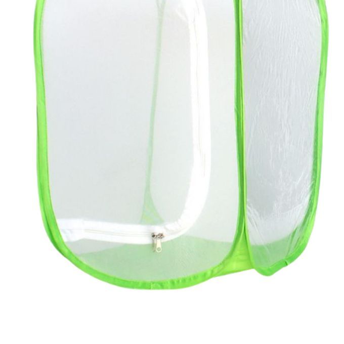 Butterfly Fly Cage Foldable Bug Bag Breathable For Caterpillar Green