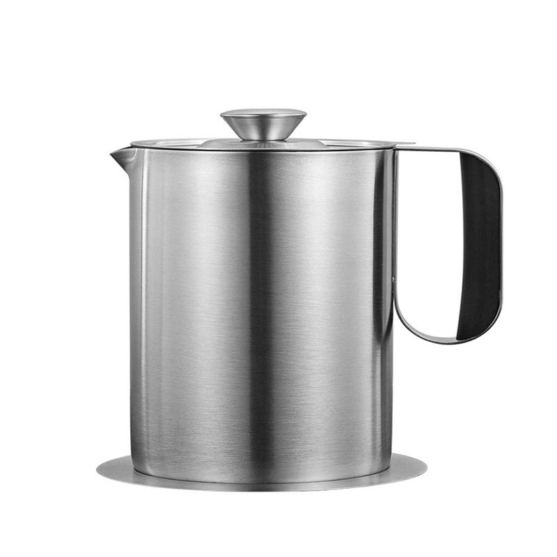Large Capacity Oil Separator Pot, Capacity: Steel Color 1000ml