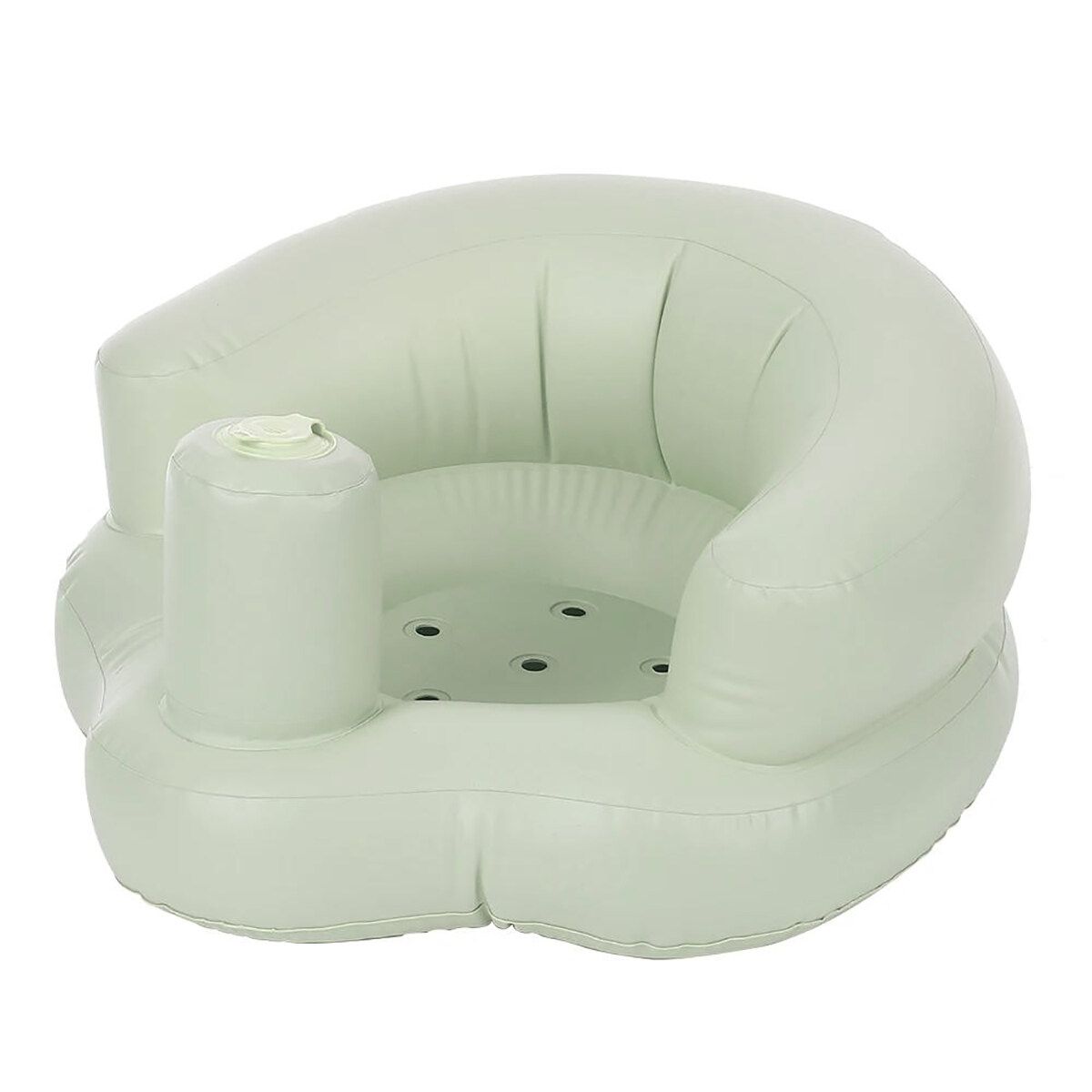 Seat Sofa Baby Learning To Sit Chair Pillow Cushion Sitting Inflatable Green
