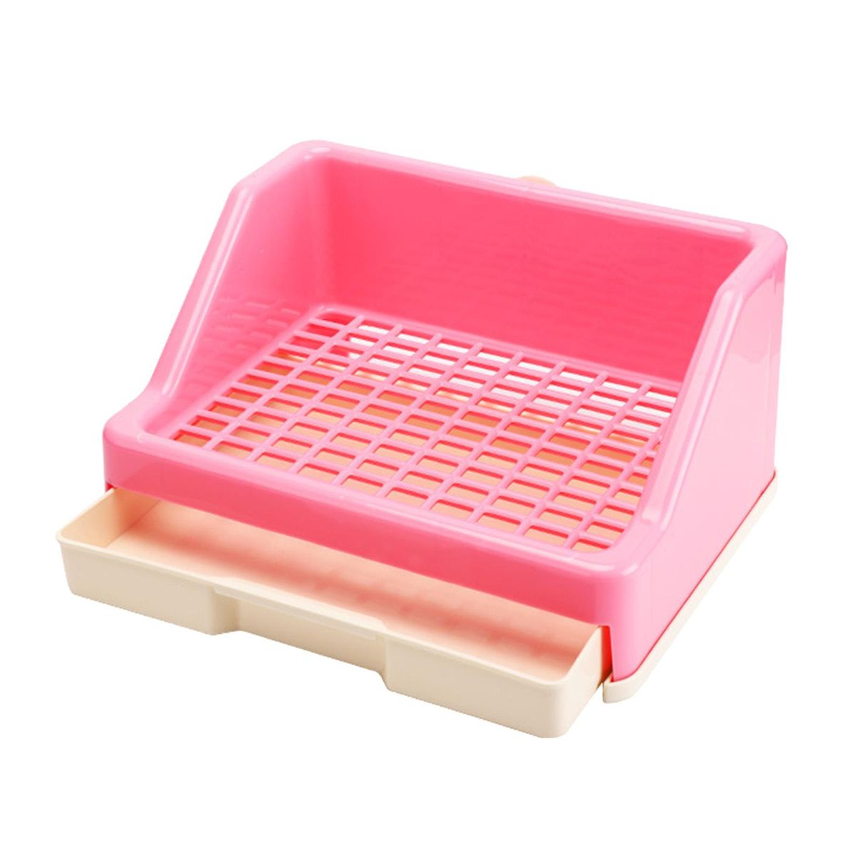 Rabbit Litter Box Corner Litter Box Potty For Ferret Chinchilla Pink