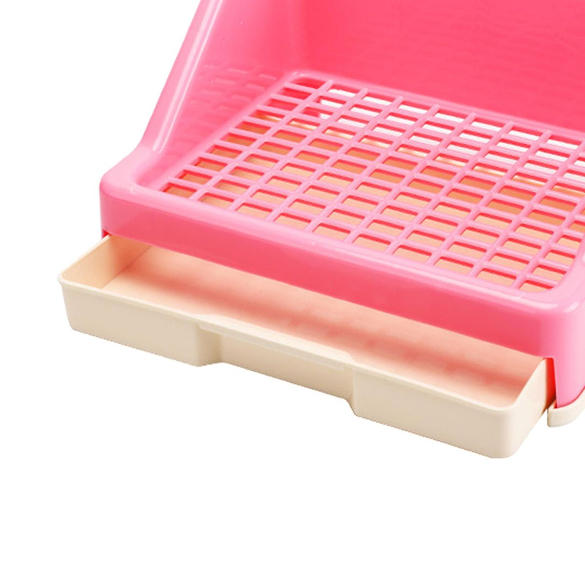Rabbit Litter Box Corner Litter Box Potty For Ferret Chinchilla Pink