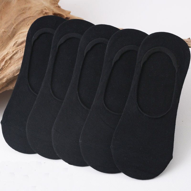 5 Pairs Sneakers Loafers Fashion Invisible Half Socks
