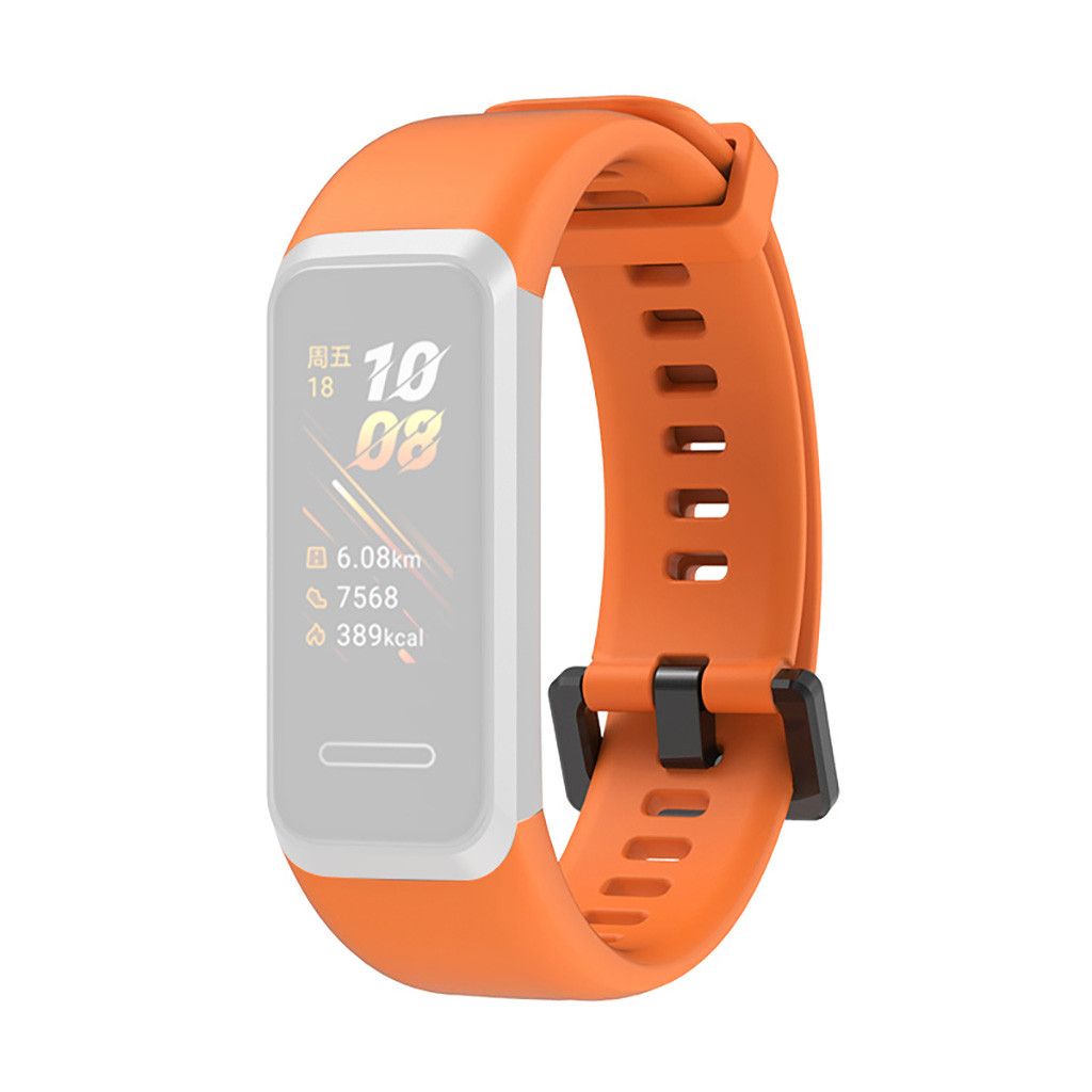 Silicone Wrist Strap For Huawei 4 Smart Watch Soft Sport Bracelet Strap Replacement Band Smart Wristband Accessories 20JAN9