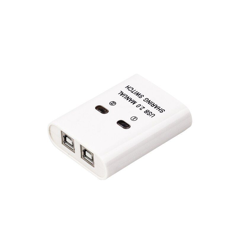 USB Manual Switch 2 Port Usb2.0 Hub Two Computers Share U Disk Printer Device Two In One Out USB2.0 Sharer