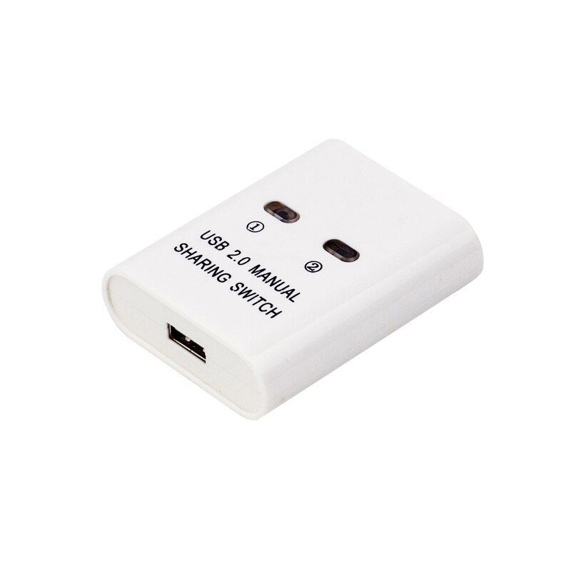 USB Manual Switch 2 Port Usb2.0 Hub Two Computers Share U Disk Printer Device Two In One Out USB2.0 Sharer