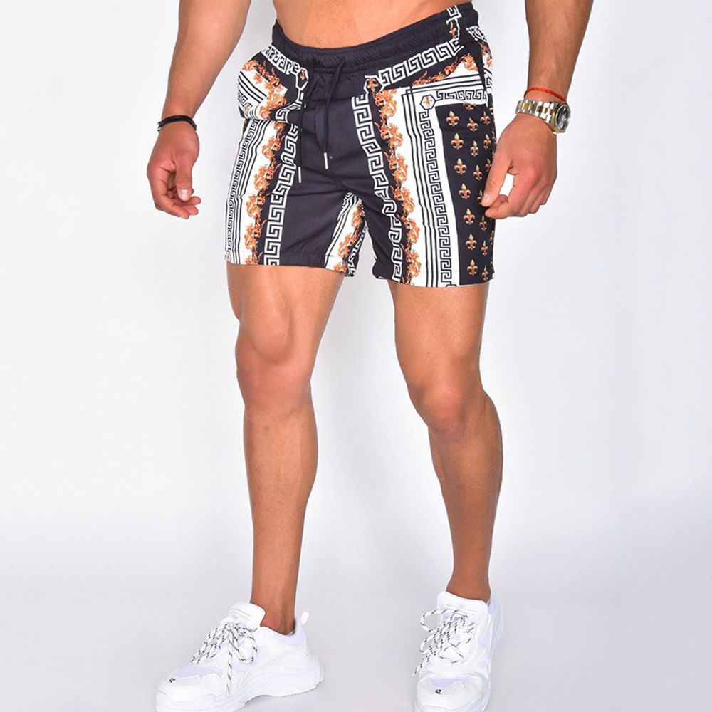 Men's Suits Summer Hawaii Print Shirt Casual Beach Suit