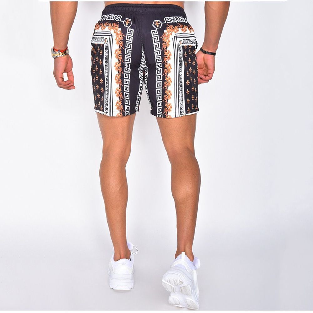 Men's Suits Summer Hawaii Print Shirt Casual Beach Suit