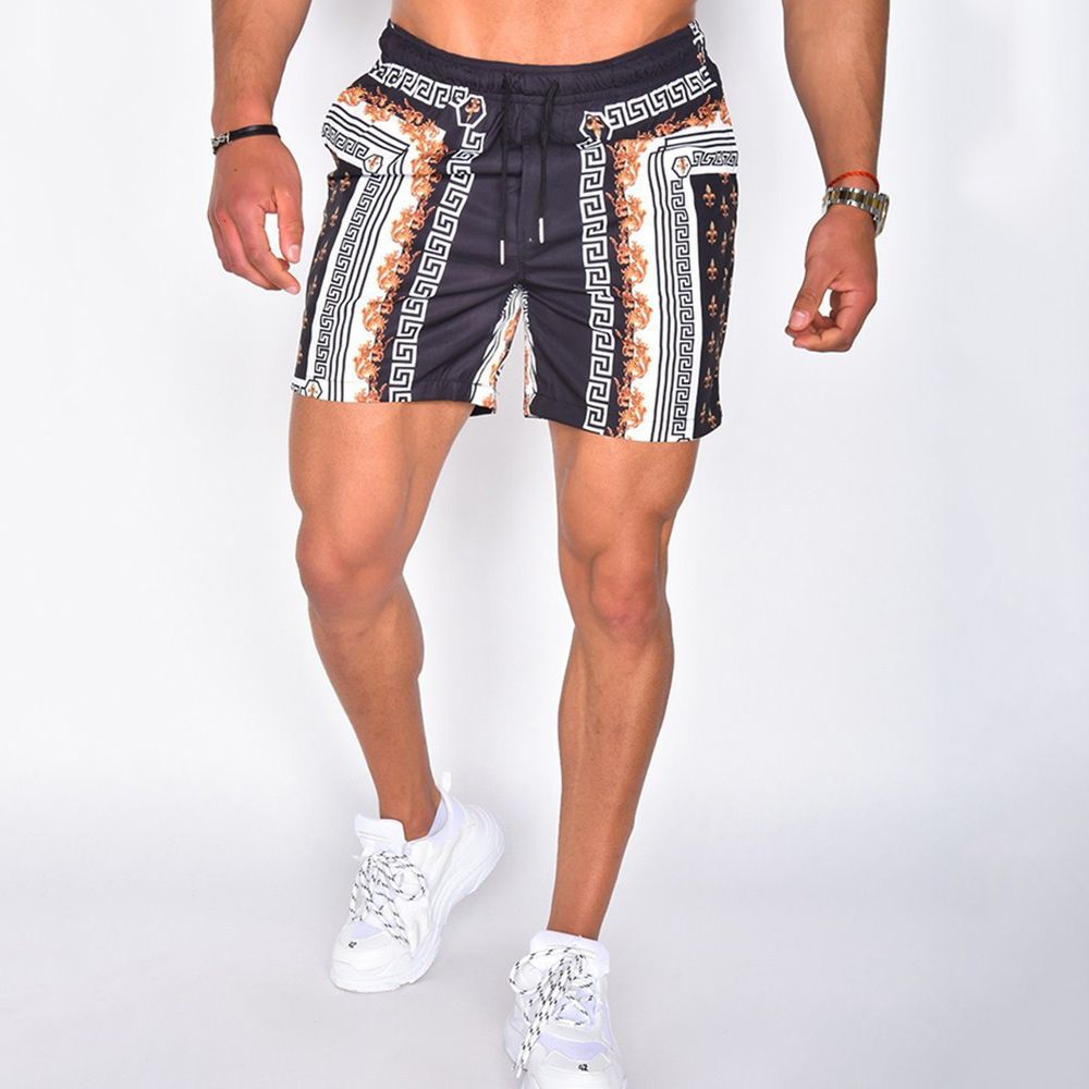 Men's Suits Summer Hawaii Print Shirt Casual Beach Suit