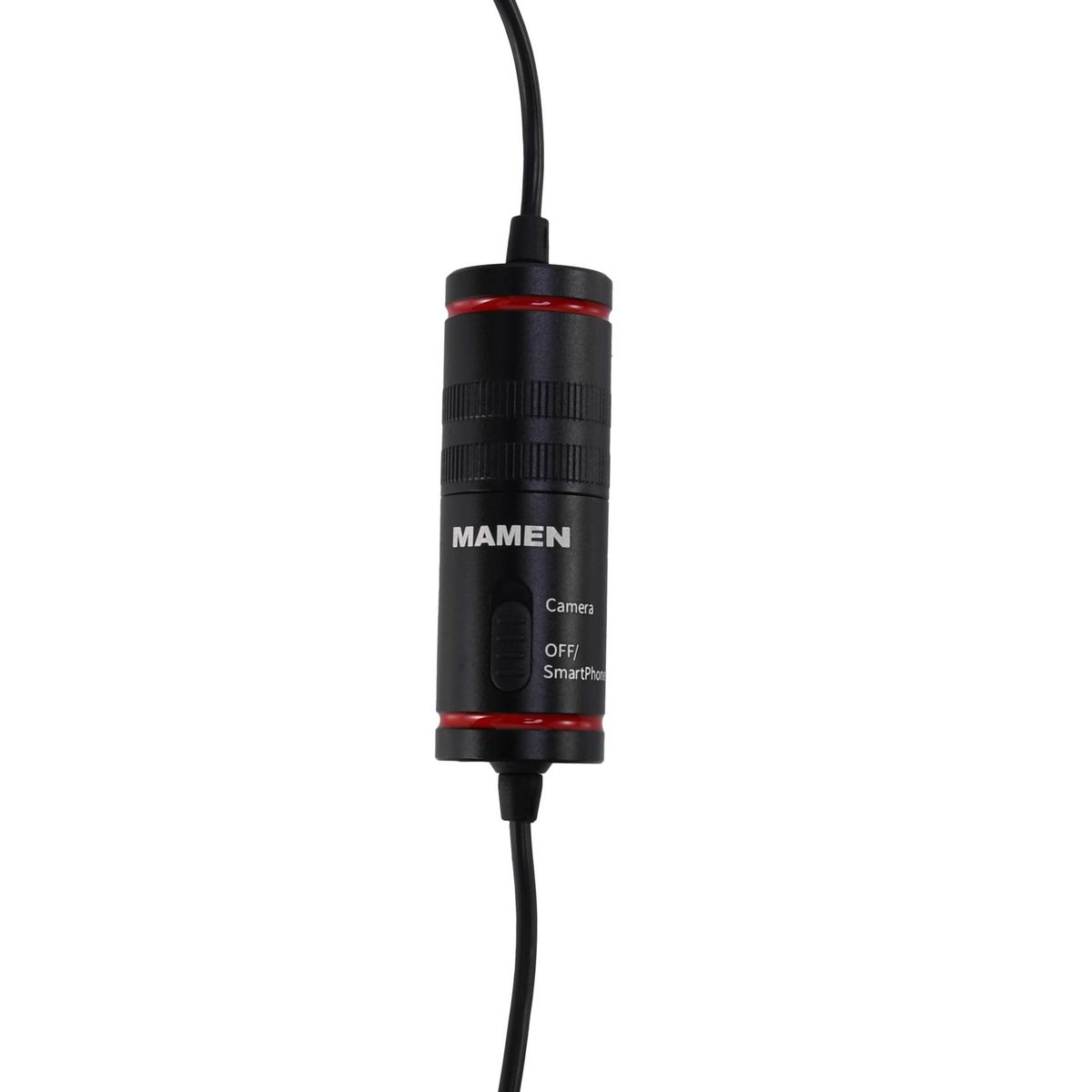 Mamen 3.5mm Audio Video Record Lavalier Clip Microphone for iPhone Android Mac Vlog Mic for DSLR Camera Camcorder Recorder