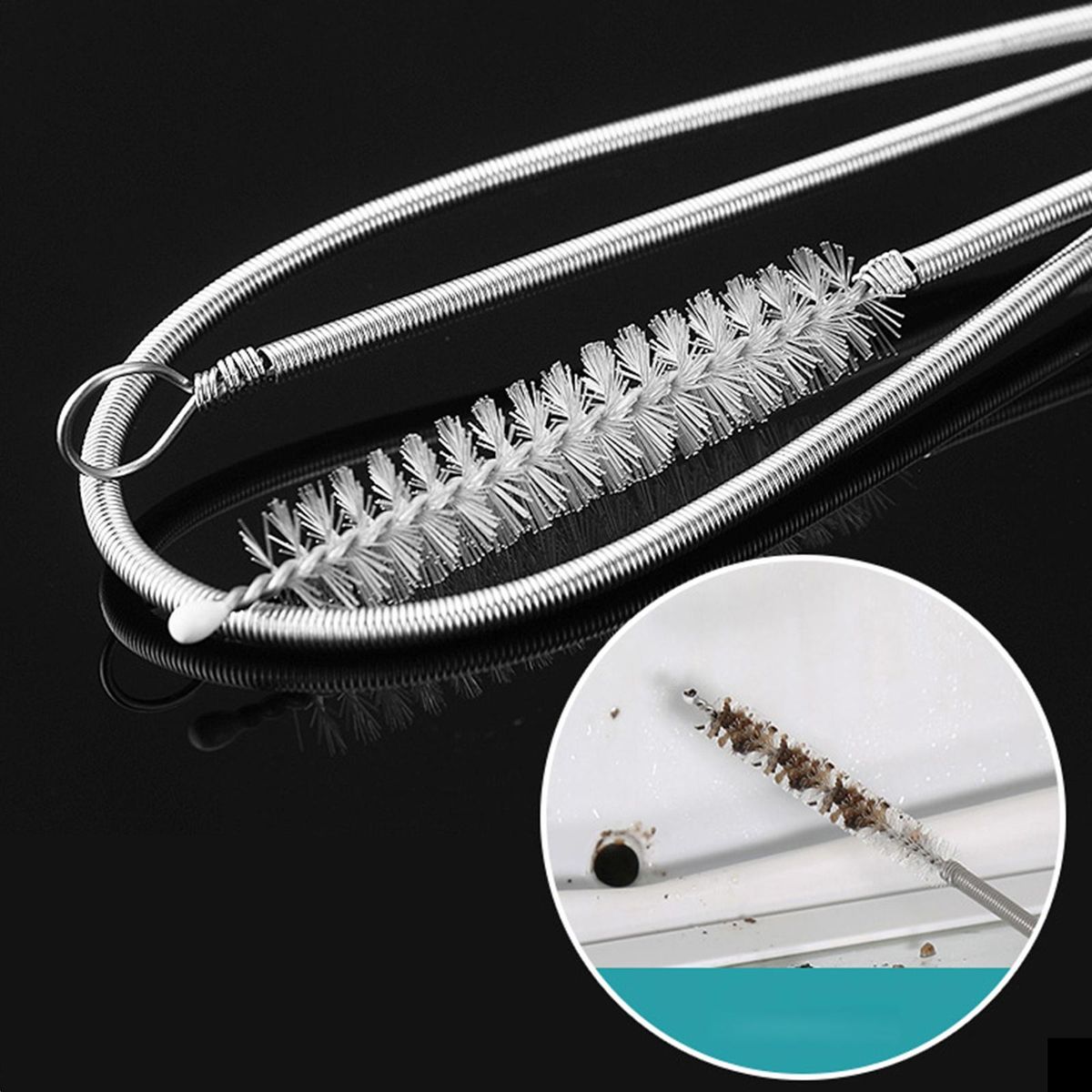 Tube Cleaning Brush Stainless Steel Cleaning Scrub Brush