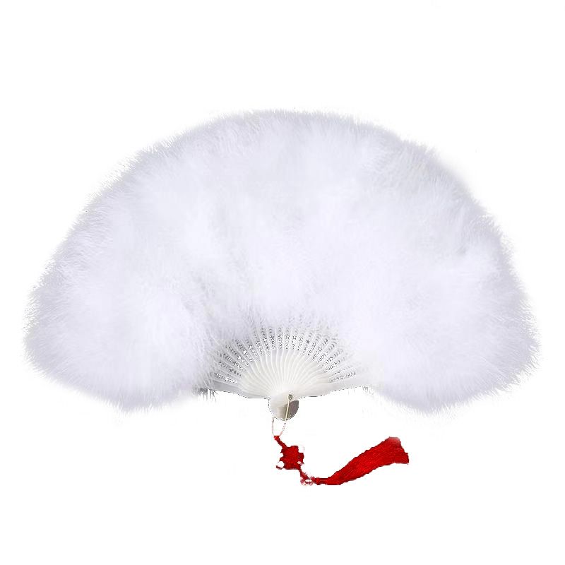 Colorful Cassical Abanico Party Eventail Fans Boda Wedding Abanicos Fan Feather Mariage Portable Catwalk Fluff Hand Fan Para